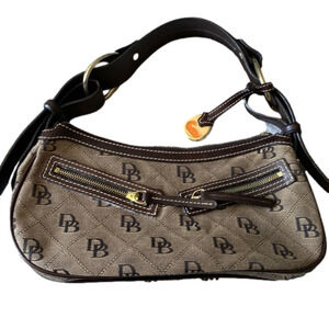 Brown & black Dooney & Bourke purse